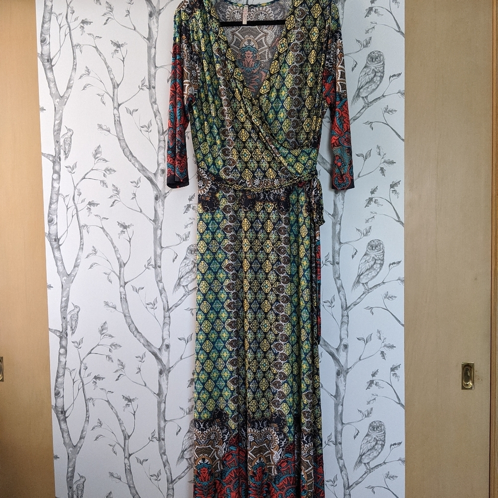 Sexy plus size WFH Maxi dress